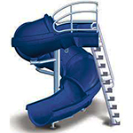S.R. Smith Vortex Closed Tube Pool Slide w/Ladder | 695-209-23